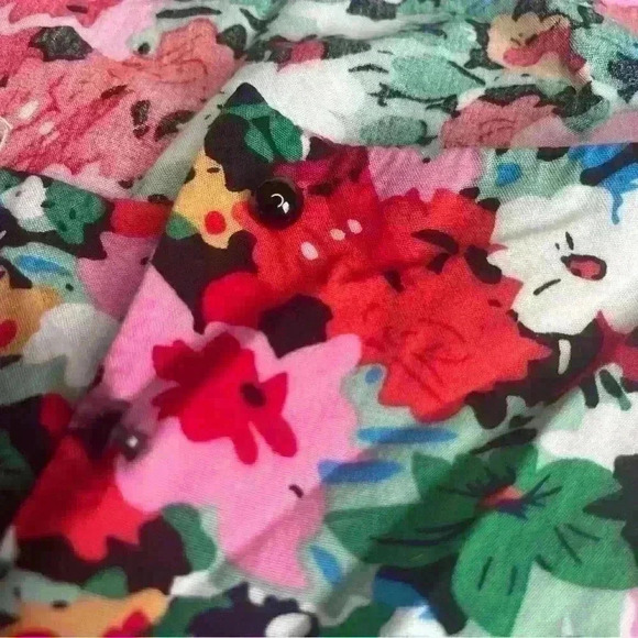 I. Madeline cropped floral blazer size Med - Picture 3 of 6